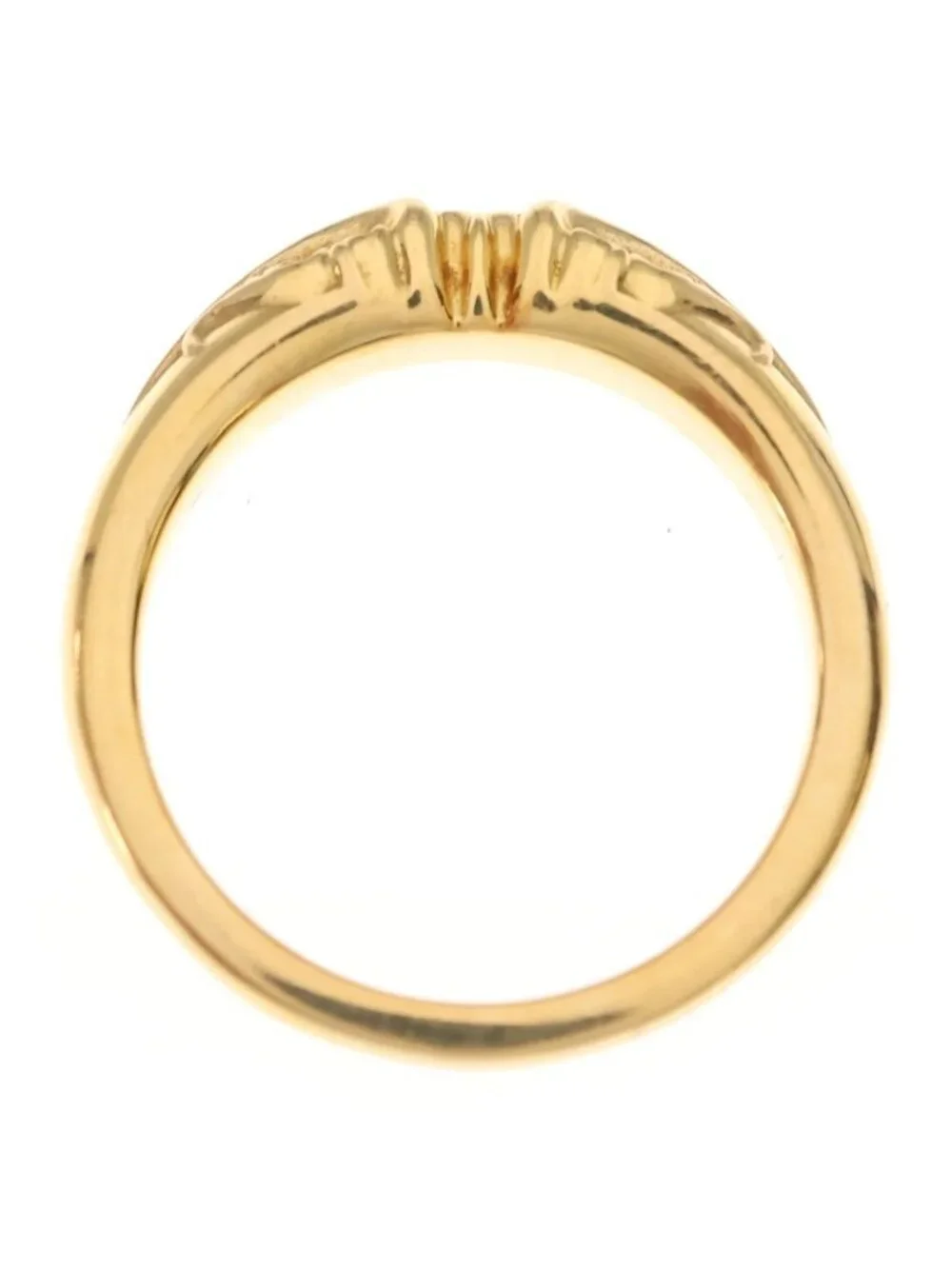 Chrome Hearts 22k Baby Clsc Classic K&t Ring Gold